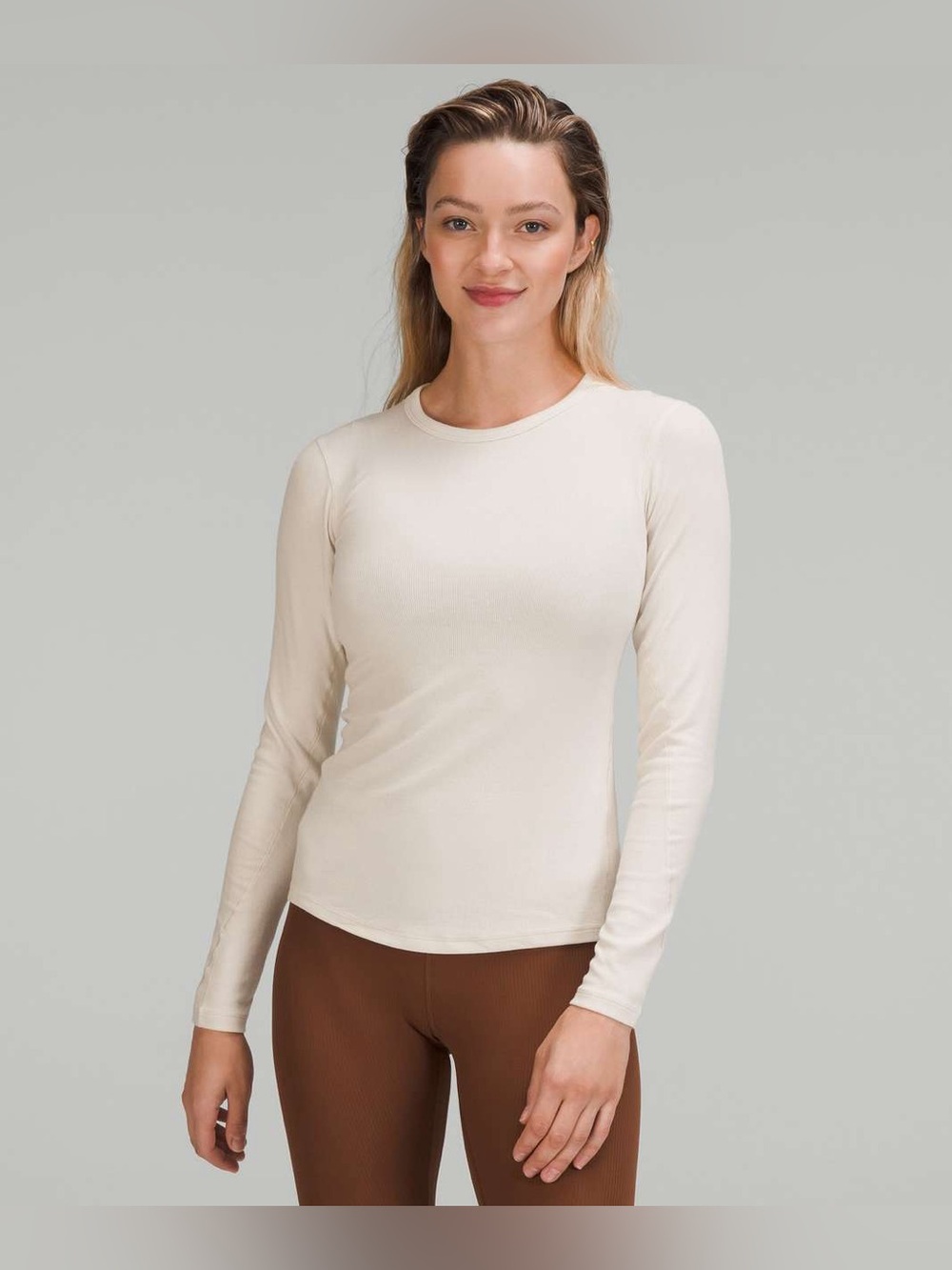 NWOT Lululemon Hold Tight Long Sleeve Shirt 🤍 White Opal
